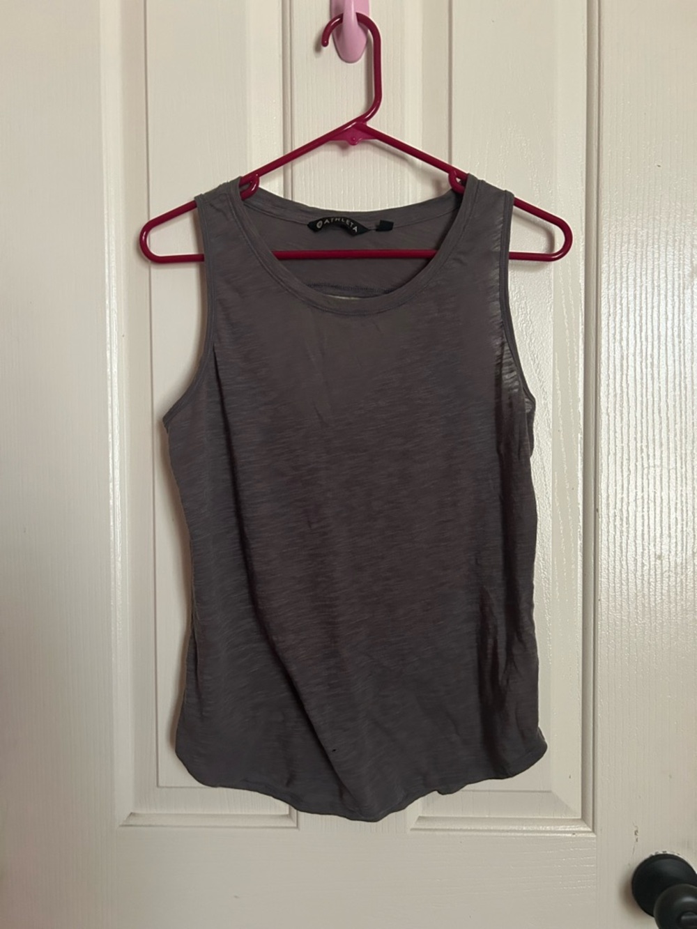 Athleta Women's Gray Sleeveless Workout Top